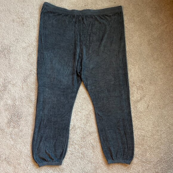 Barefoot Dreams CozyChic Ultra Lite Track Pant Jogger Carbon Womens 3X Plus NWT - Picture 4 of 4